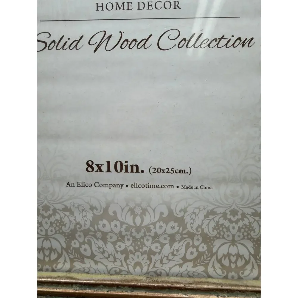 Nine Pegs 8x10 Photo Frame Solid Wood Ornate Decorative 4.28 lb